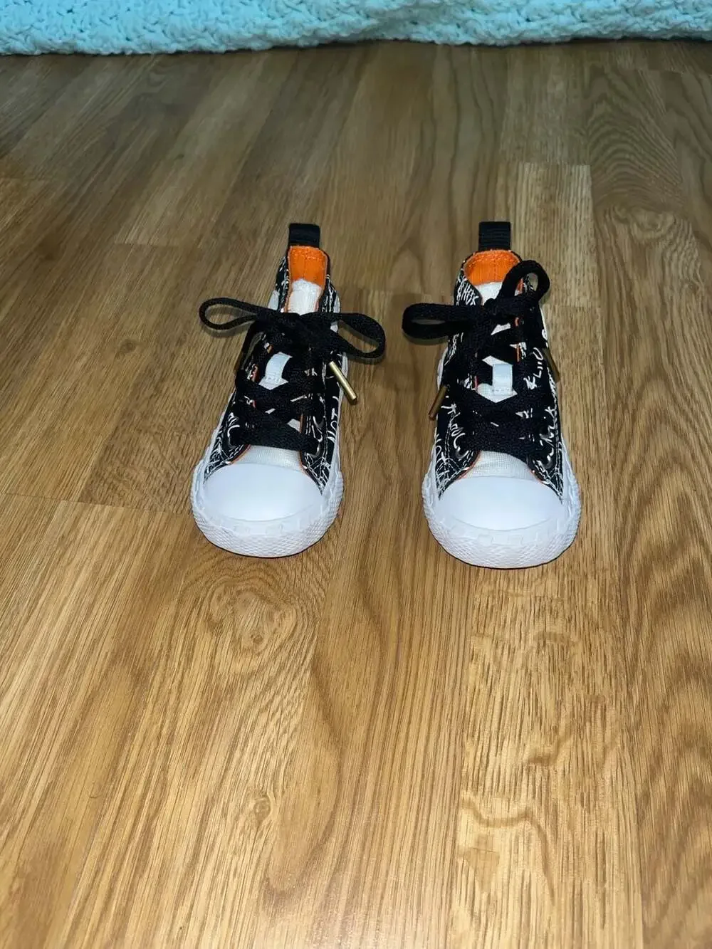 Converse UNT1TL3D Hi 'Not A Chuck' Infant High-Top Sneakers, Black/White, Size 5